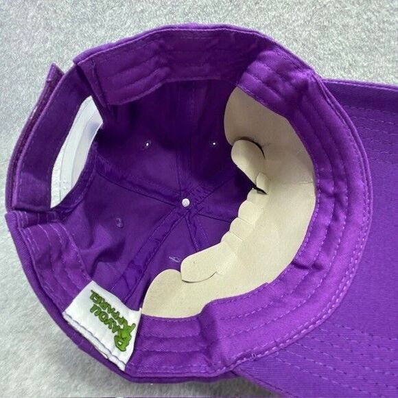 LSU Tigers Gridiron Club Hat Mens Purple Baseball Curve Bill Hook & Loop Cotton - Picture 11 of 12